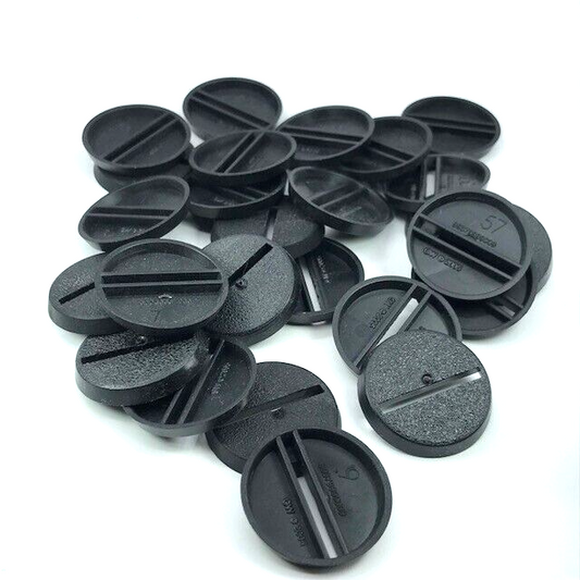 Original Games Workshop 25mm Round Slotta Bases - Warhammer 40K X7421