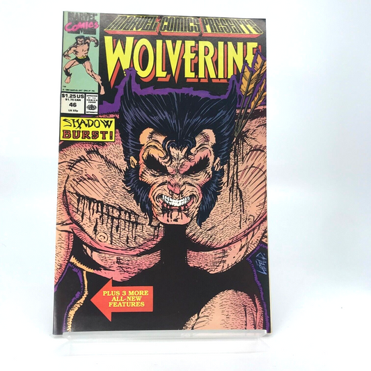 Wolverine Shadow Burst Issue 46 Original Comic - Marvel Comics Present D168