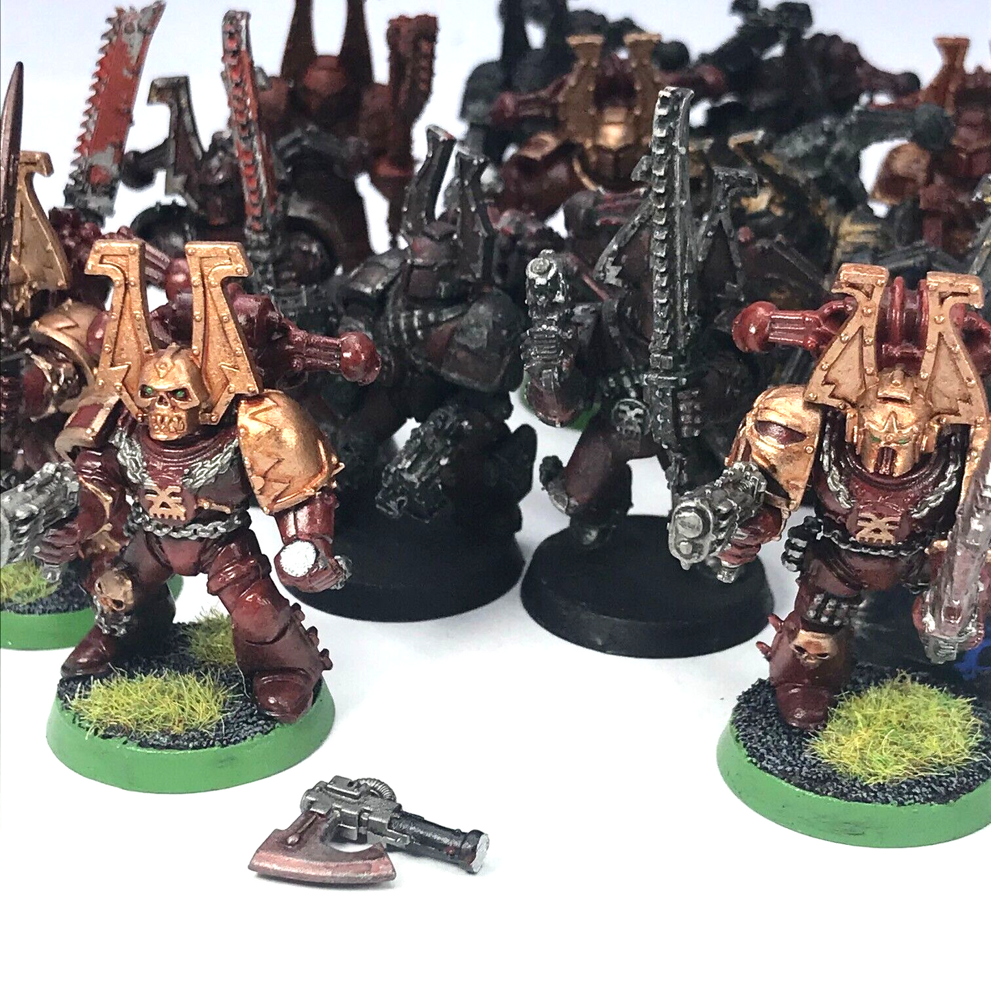 Classic Khorne Chaos Space Marine Squad - Part Painted - Warhammer 40K C3924