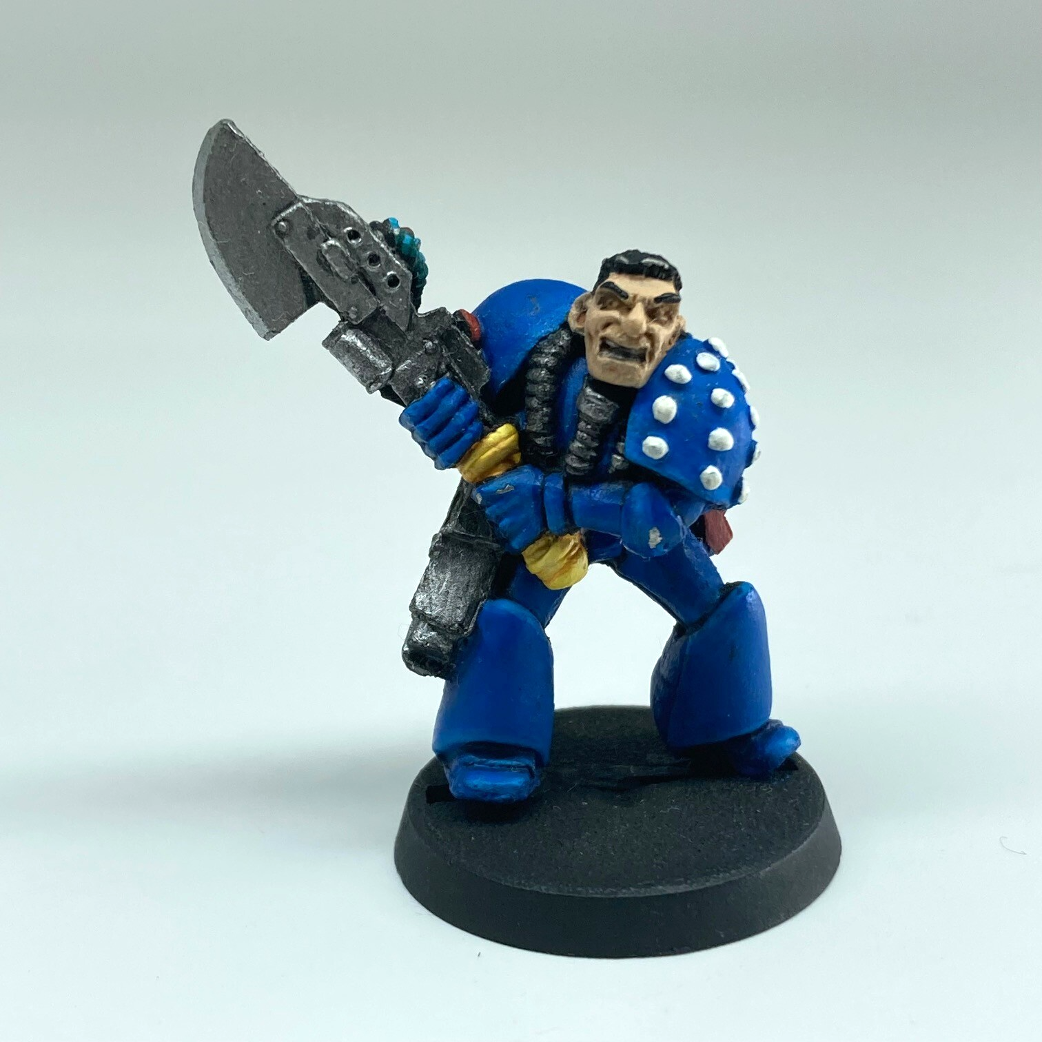 Sergeant - ultramarines space marines rogue trader - warhammer 40k metal x2975