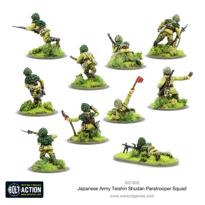 Japanese Army Teishin Shudan Paratroopers Squad - Warlord Games Bolt Action
