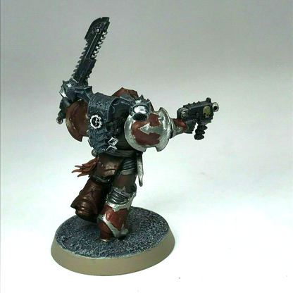 Painted Chaos Space Marine Champion - Warhammer 40K X7601