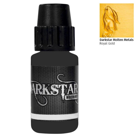 Royal Gold Darkstar Molten Metals Paint - 17ml Bottles New & Unopened