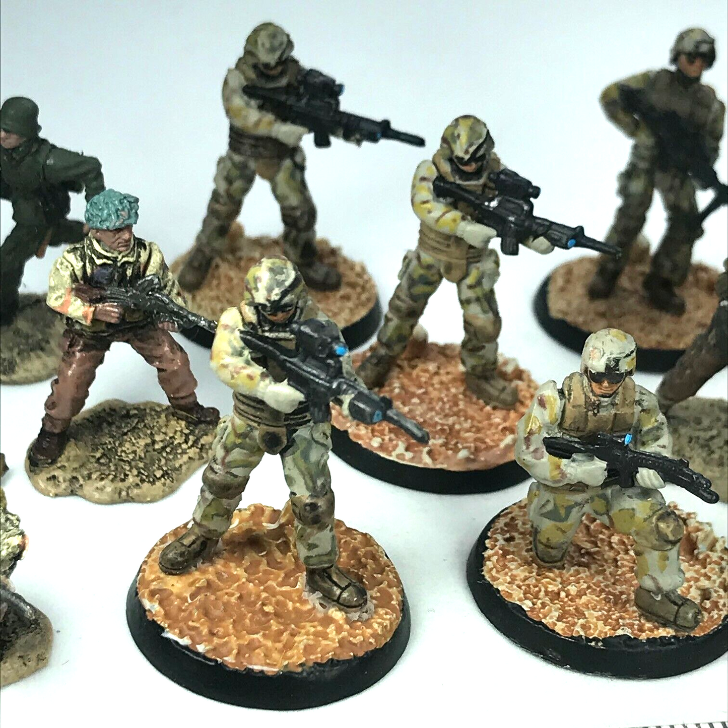 Western Infantry Soldier Bundle - Varying Condition, Some Incomplete - X8533