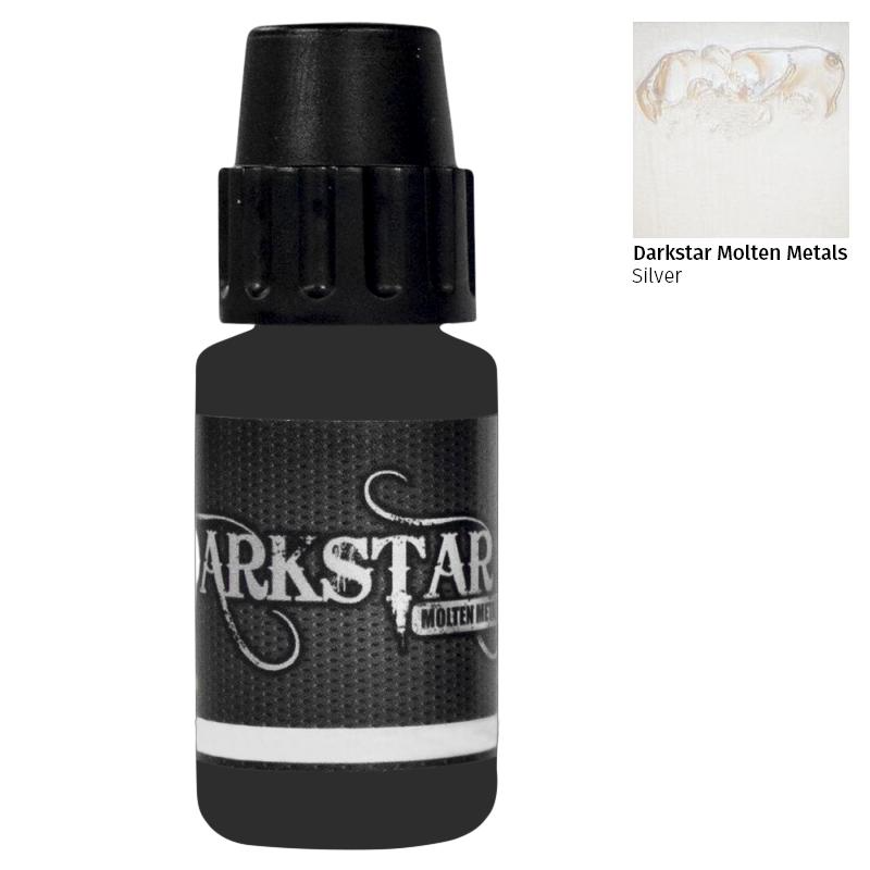 Silver Darkstar Molten Metals Paint 17ml Bottles - New & Unopened