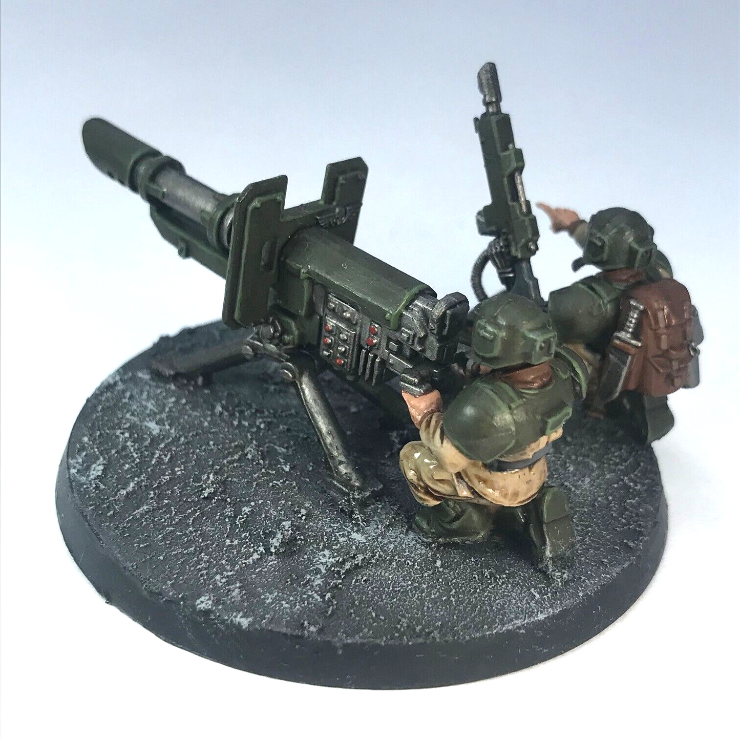 Imperial Guard Cadian Lascannon Astra Militarum - Painted - Warhammer 40K C3966