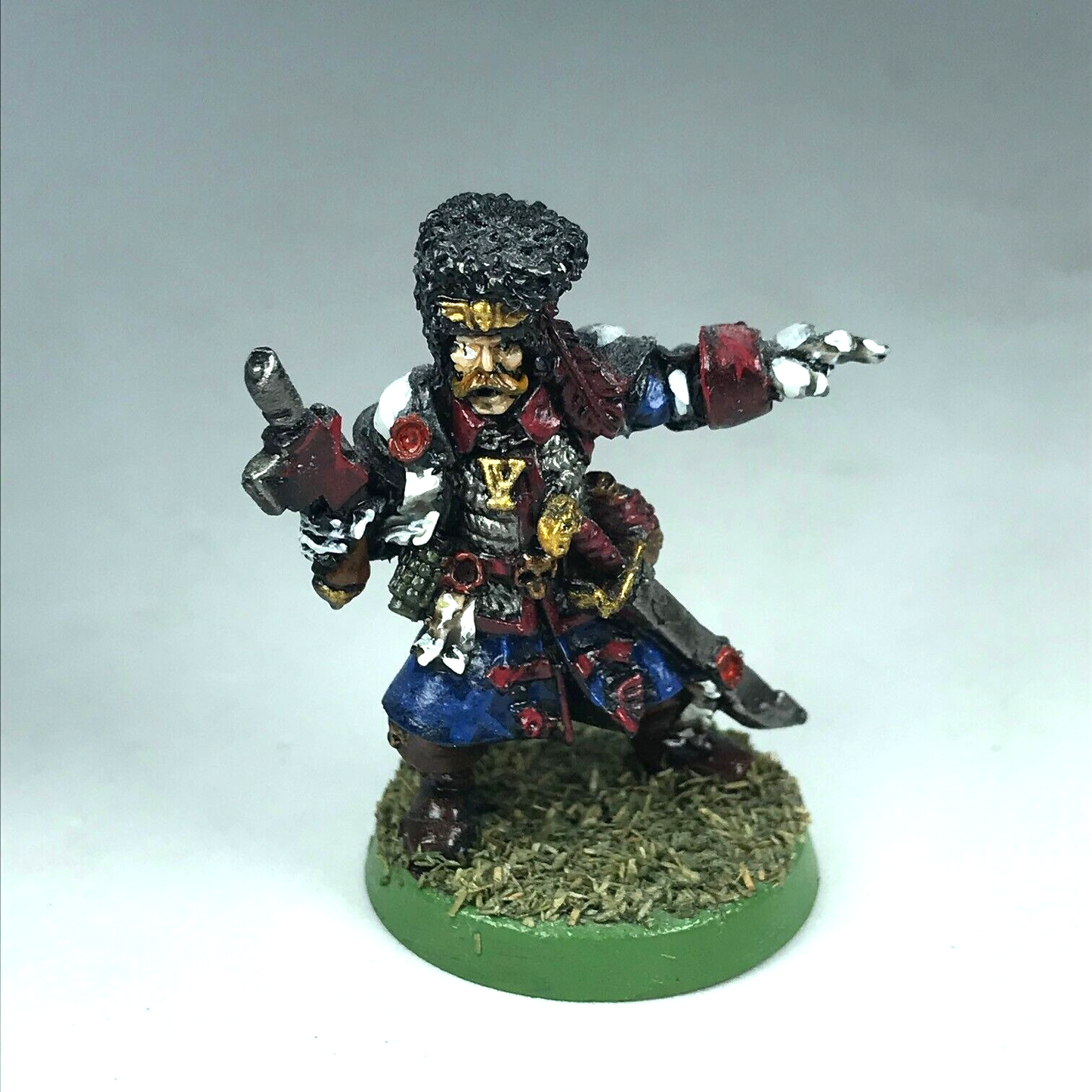 Metal Vostroyan Sergeant Command Imperial Guard - Painted - Warhammer 40K X2161