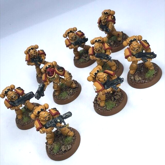 Imperial Fists Tactical Squad Space Marines - Warhammer 40K Painted C4759