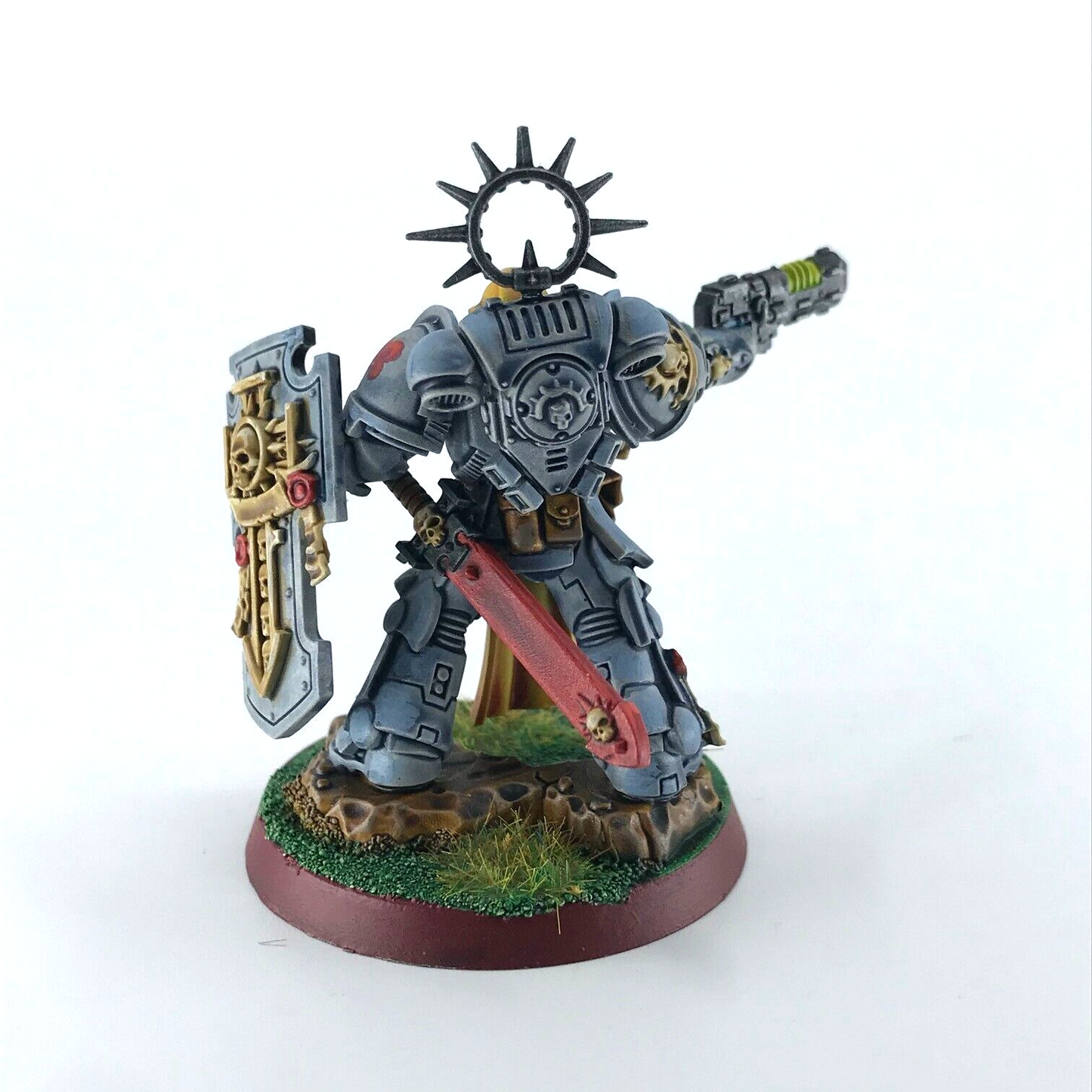 Lieutenant with Storm Shield Space Wolves Space Marines - Warhammer 40K C4443