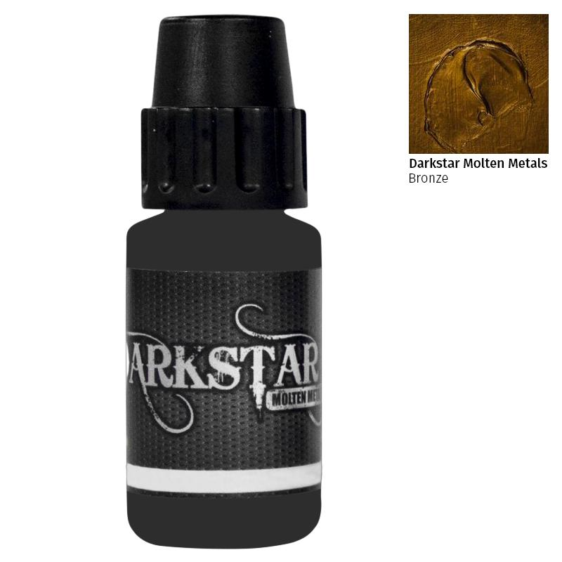 Bronze Darkstar Molten Metals Paint - 17ml Bottles New & Unopened