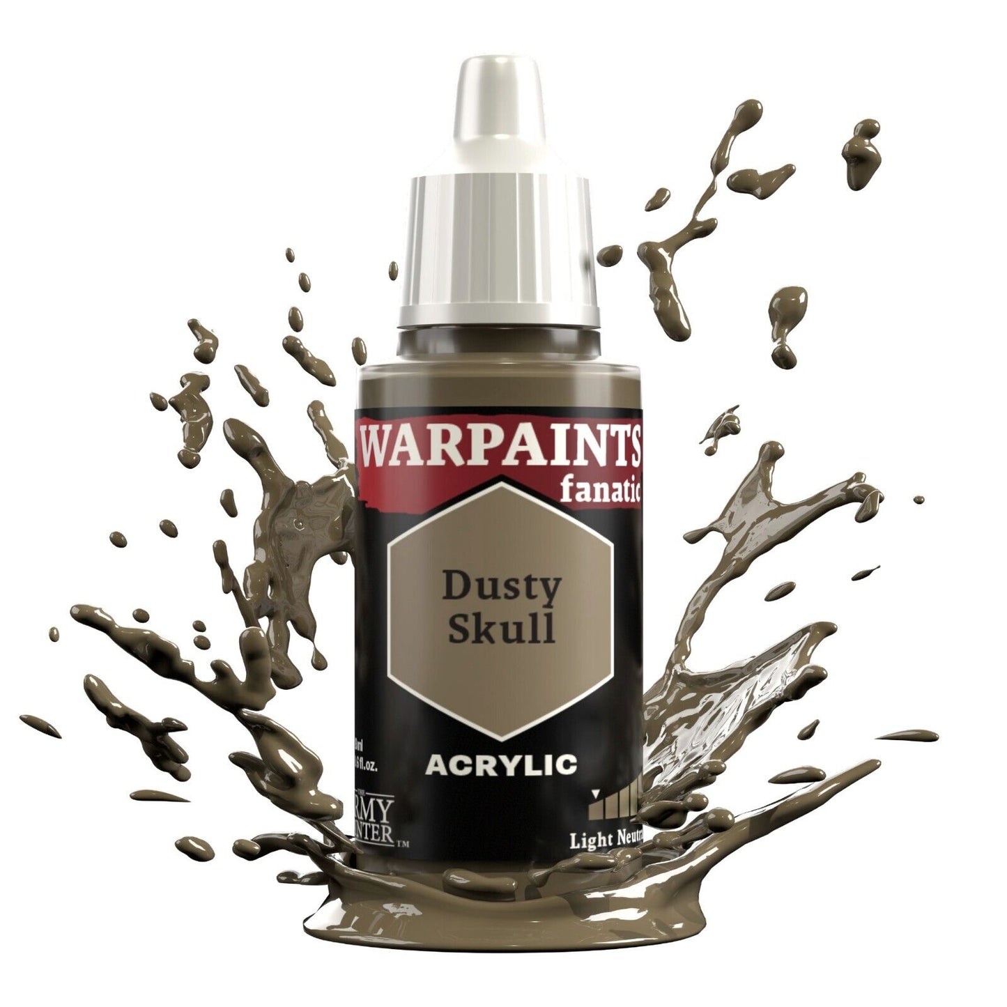 Dusty Skull Paint - Warpaints Fanatic 18ml - The Army Painter