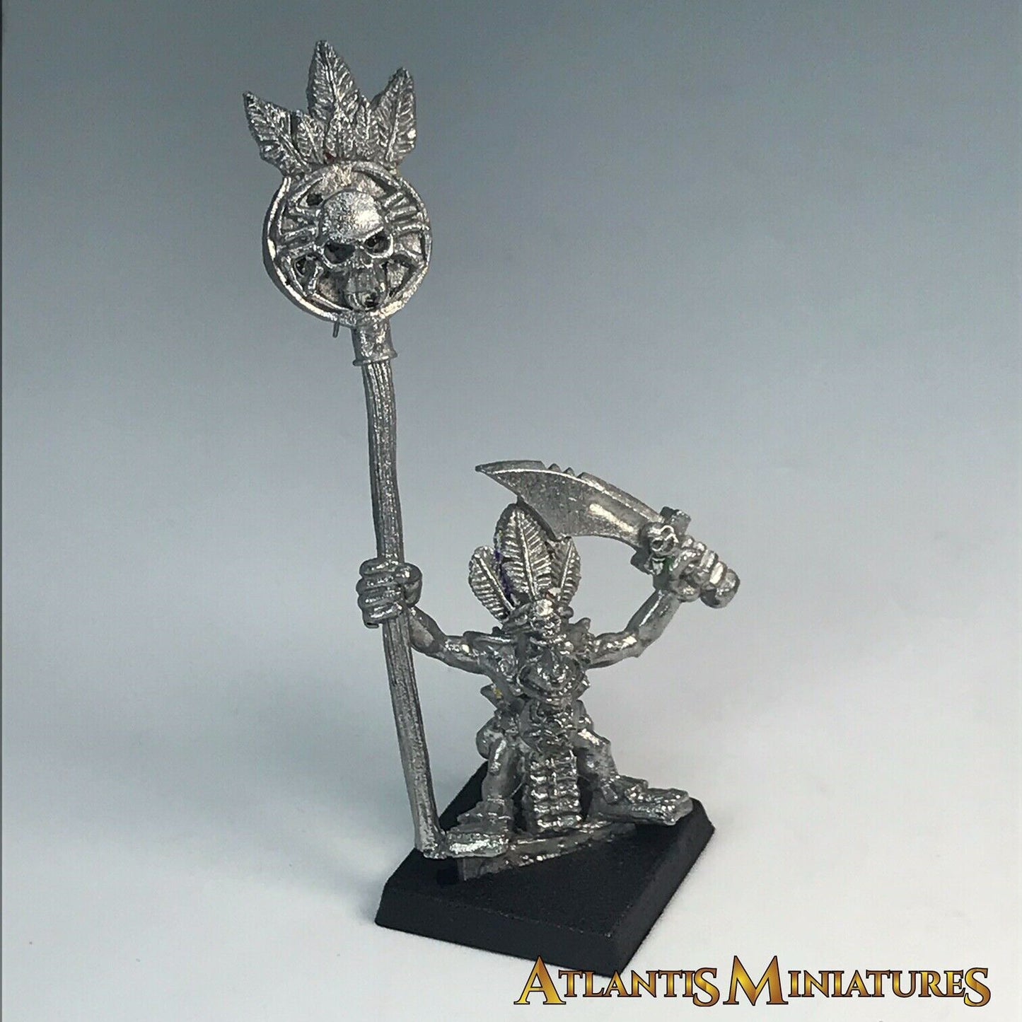 Metal Forest Goblin Standard Bearer Command - Warhammer Age of Sigmar X7916