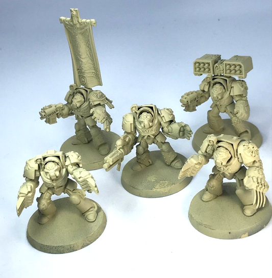 Dark Angels Terminators Space Marines - Undercoated - Warhammer 40K C4699