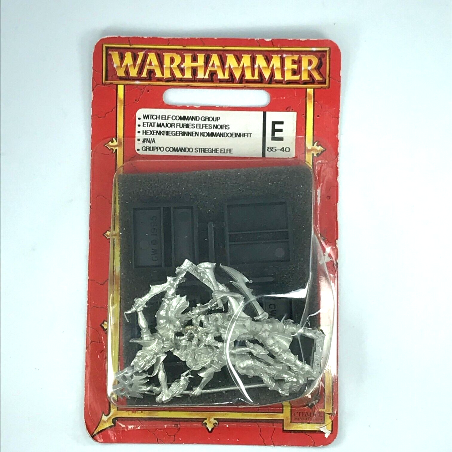 Metal Classic Dark Elf Witch Elf Elves - Open Blister - Warhammer Fantasy C682