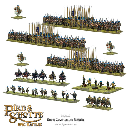 Scots Covenanters Battalia - Pike & Shotte Epic Miniatures Warlord Games