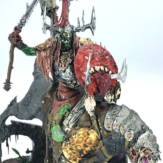 Orruk Warclans Killaboss on Great Gnashtoof - Painted - Warhammer Age of Sigmar