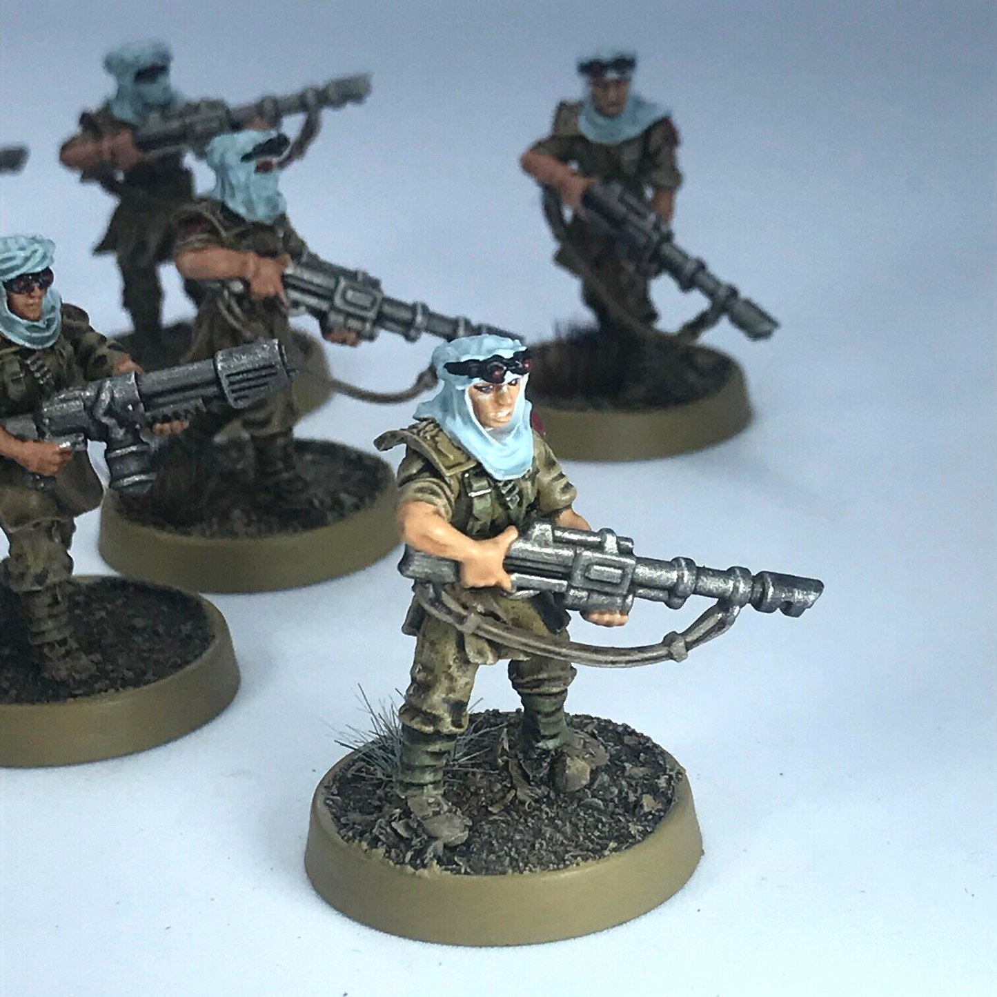 Infantry Squad Ideal for Tallarn Desert Raiders Astra Militarum Painted C3110