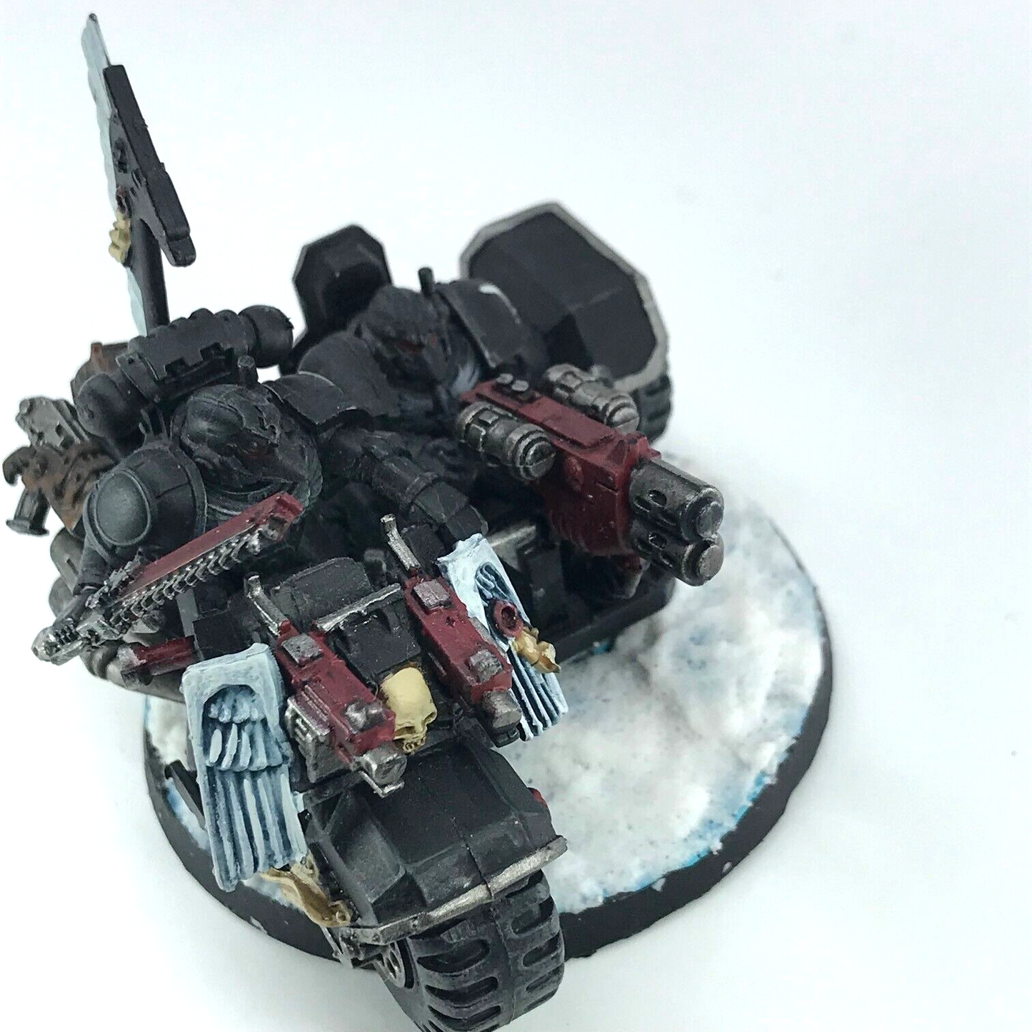 Dark Angels Ravenwing Attack Bike - Warhammer 40K Painted Games Workshop C2757