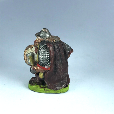 Classic Metal Armoured Dwarf Figure with Drum - Grenadier Models X11487