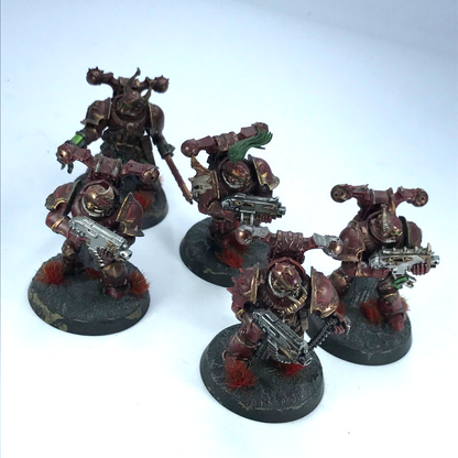 Chaos Space Marine Squad - Painted - Warhammer 40K C911