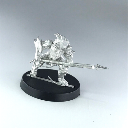 Moria Goblin Armoured Spearman - Warhammer / Lord of the Rings Metal X3628