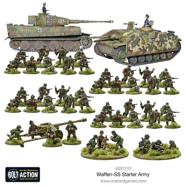 Waffen-SS Starter Army - Warlord Games Bolt Action Miniatures