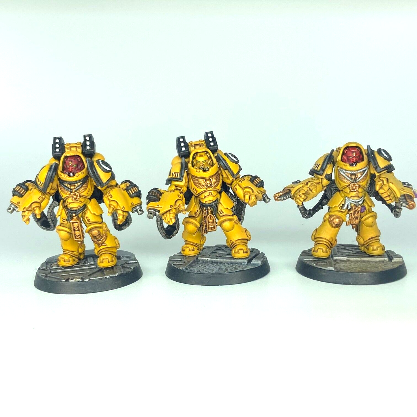 Primaris Aggressors Imperial Fists Space Marines - Painted - Warhammer 40K C4672