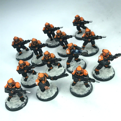 Cadian Guardsmen Squad Imperial Guard - Painted - Warhammer 40K C185