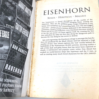 Eisenhorn: The Omnibus 2004 Dan Abnett - Black Library Warhammer 40K M706