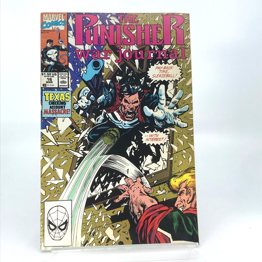 The Punisher War Journal Issue 16 Original Vintage Comic - Marvel Comics D63