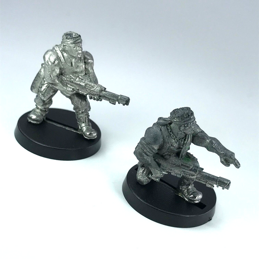 Catachan Heavy Bolter Team Crew Imperial Guard - Warhammer 40K Metal X12458