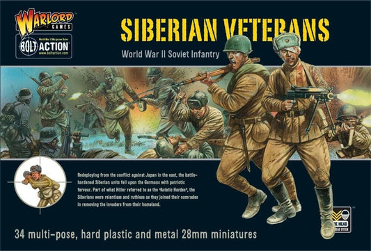 Siberian Veterans Infantry - Warlord Games Bolt Action Miniatures