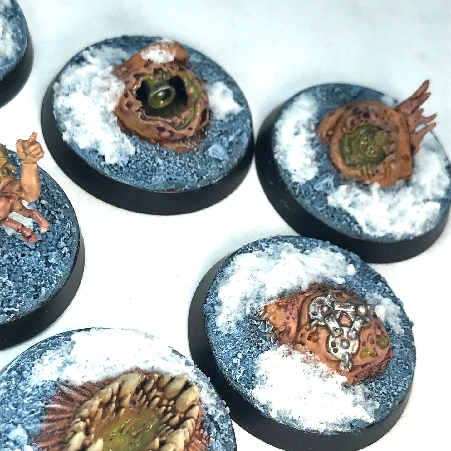 Maggotkin of Nurgle Spore Trap Counters Painted - Warhammer Age of Sigmar X8848