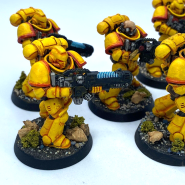 Primaris Hellblasters Imperial Fist Space Marine - Painted - Warhammer 40K C3124