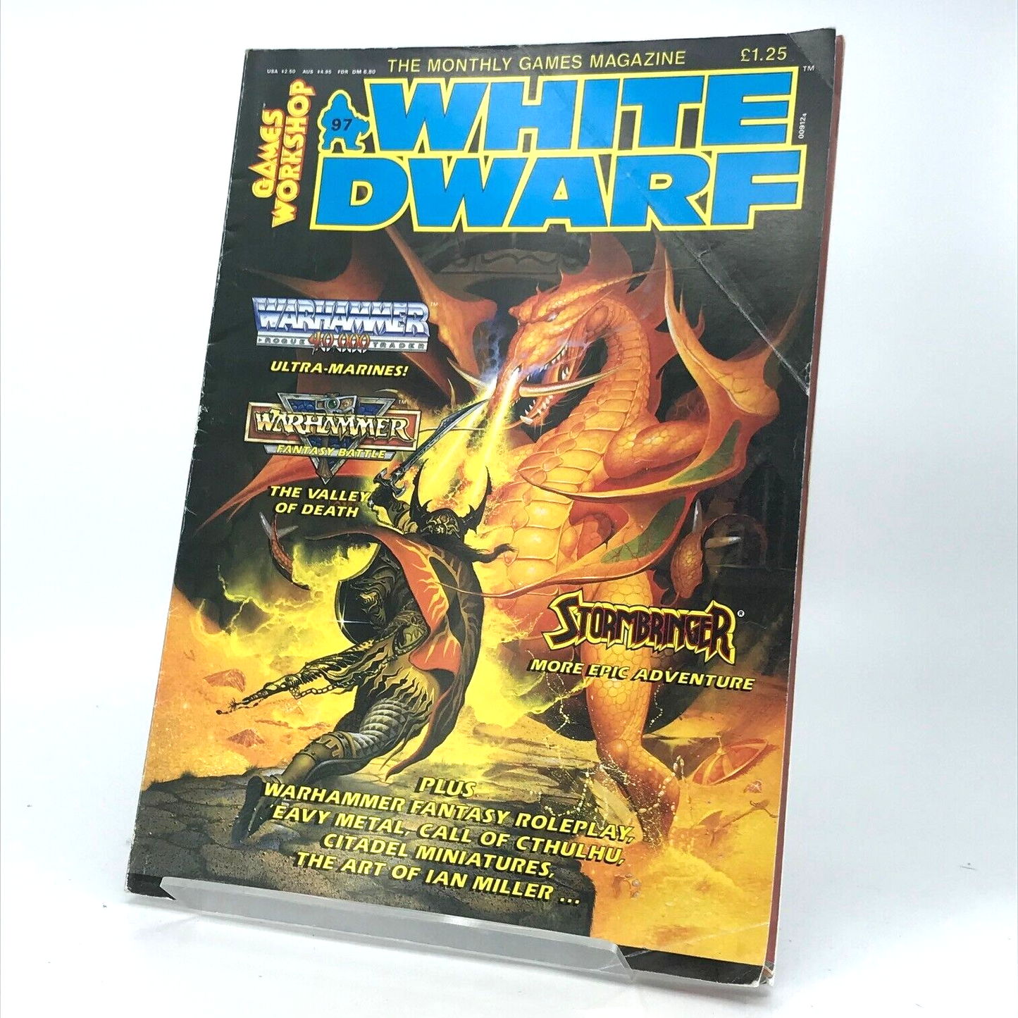 White Dwarf 97 Magazine Games Workshop Warhammer Fantasy 40,000 40K M435