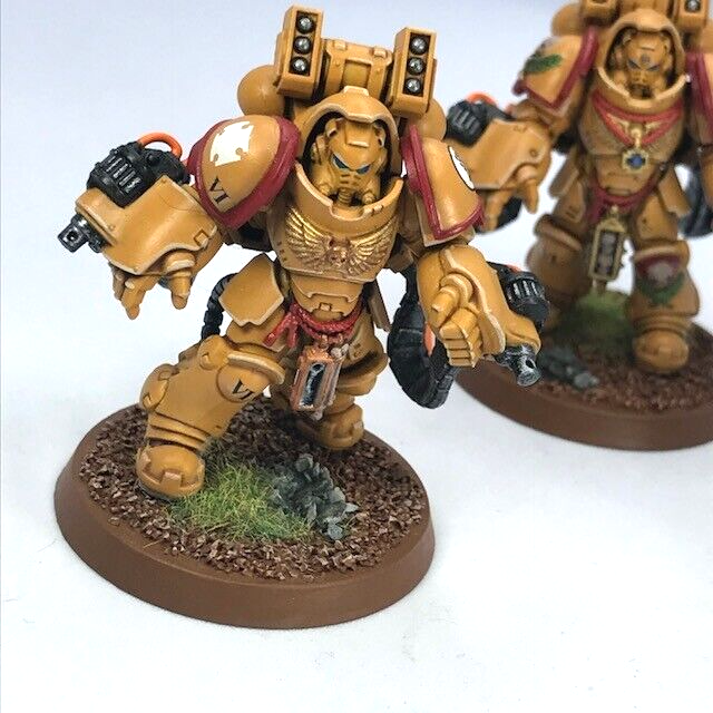 Imperial Fists Primaris Aggressors Space Marines - Warhammer 40K Painted C4763