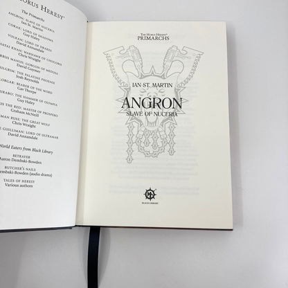 Angron: Slave Of Nuceria - Limited Edition - Black Library Warhammer M1902