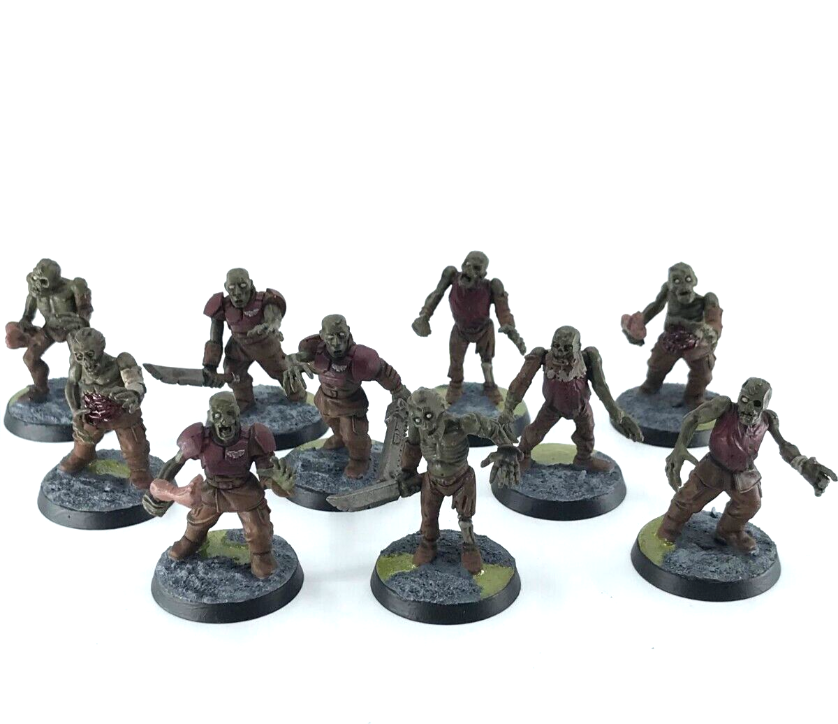 Astra Militarum Kitbash Zombie Zombies Imperial Guard - Warhammer 40K C2102