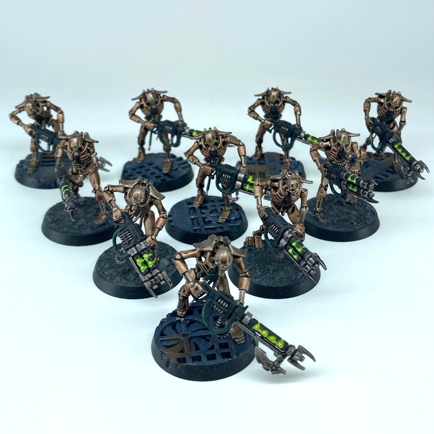 Necron Warriors Squadron - Necrons - Painted Warhammer 40K Games Workshop C2529