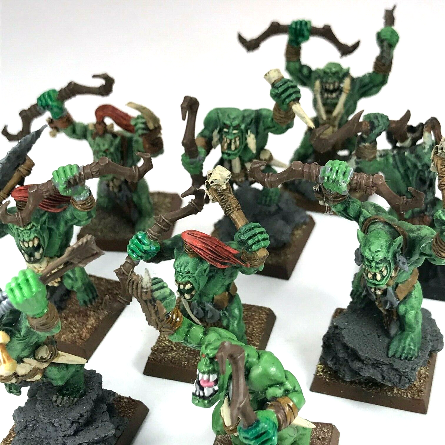 Savage Orc Archers Orc Goblins - Painted - Warhammer Fantasy C2440