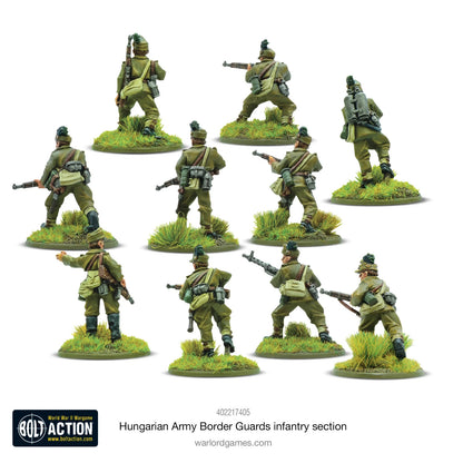 Hungarian Army Border Guards Infantry Section - Warlord Games Bolt Action