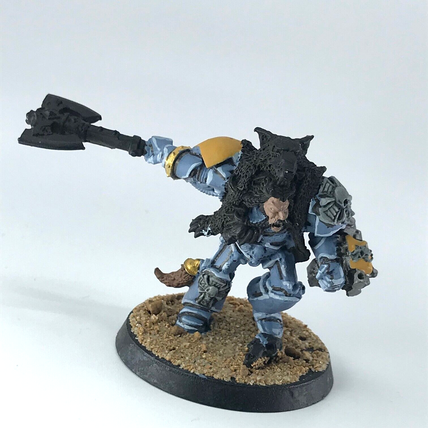 Space Wolves Logan Grimnar - Warhammer 40K Games Workshop Metal C295