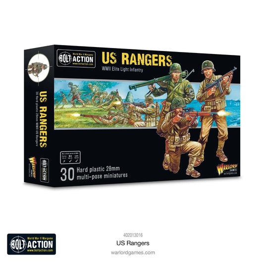 US Rangers Light Infantry - Warlord Games Bolt Action Miniatures