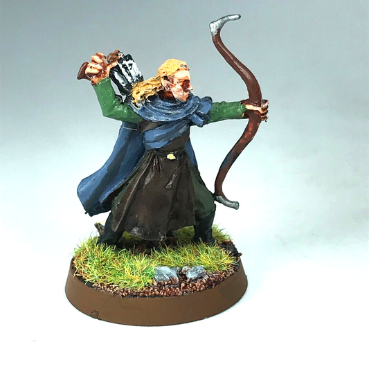 Metal Lothlorien Wood Elf Archer - Painted - Warhammer / Lord of the Rings X8551