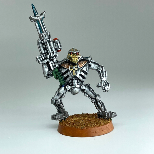 Original Necron Warrior - 1993 - Painted - Warhammer 40K Classic Metal X6703