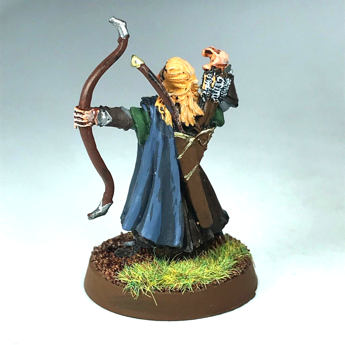 Metal Lothlorien Wood Elf Archer - Painted - Warhammer / Lord of the Rings X5119