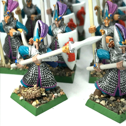 High Elves Elf Spearmen Infantry - Painted - Warhammer Fantasy C945