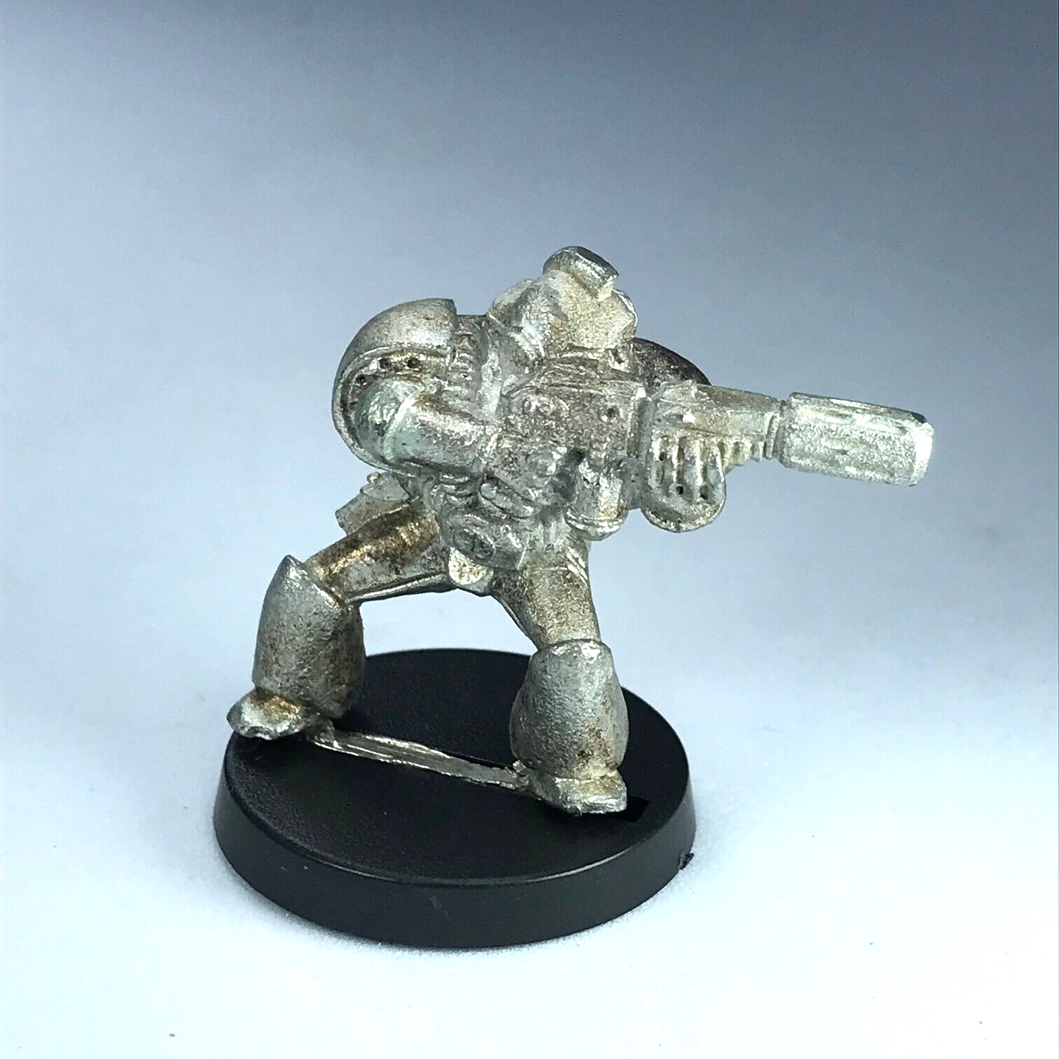 Space marine trooper rogue trader dated 1988 warhammer 40k metal classic x13019