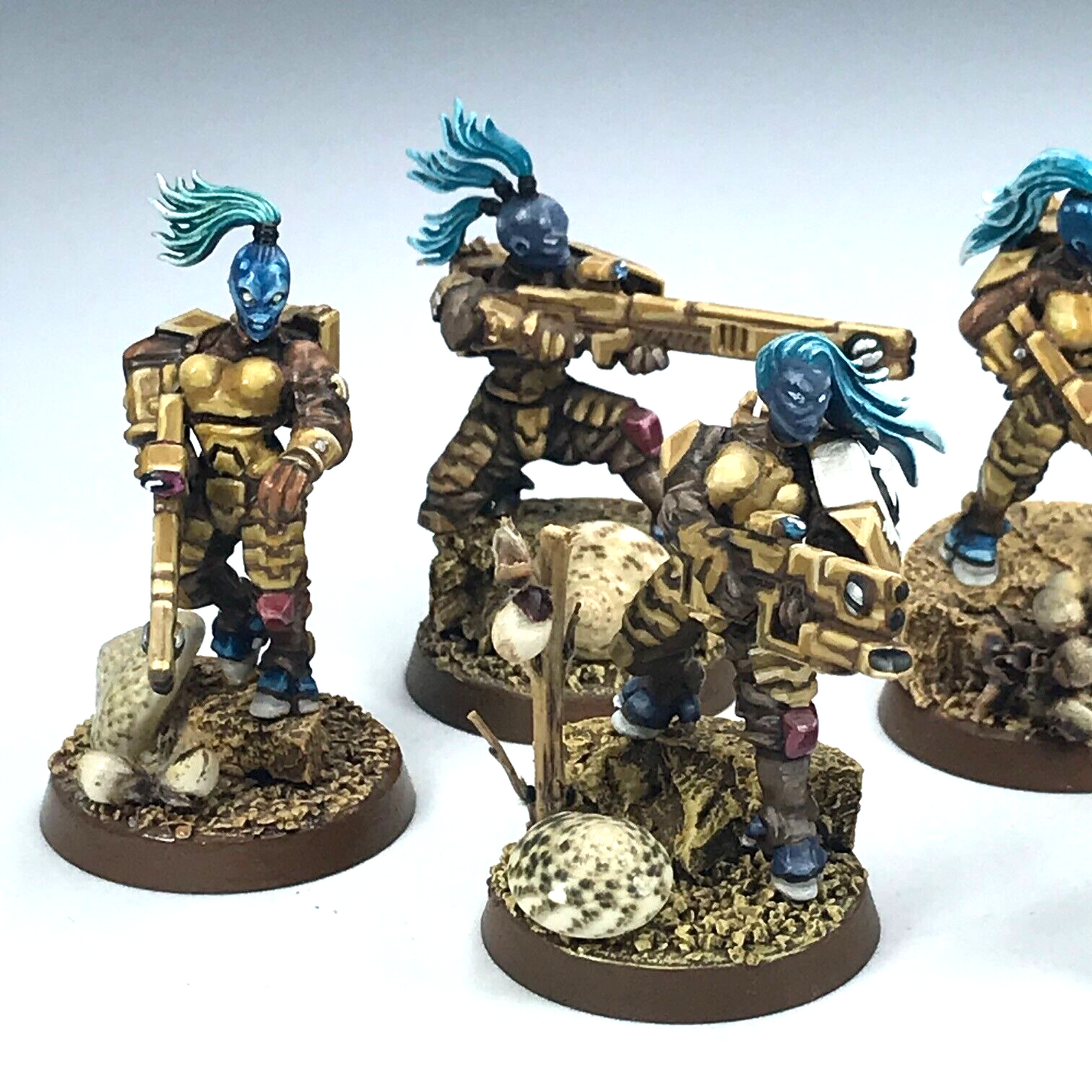 Custom T'au Infantry Squad Tau T'au Empire - Painted Warhammer 40K C1984