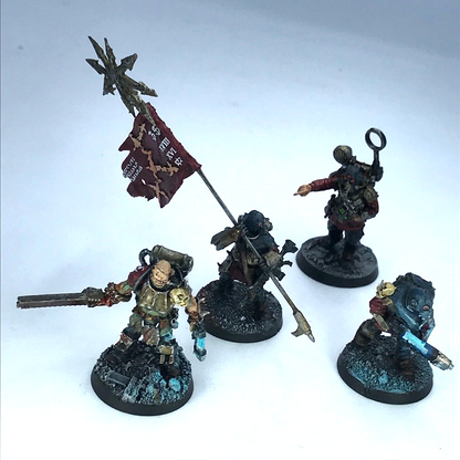 Chaos Cultists Traitor Militia Company HQ - Painted Warhammer 40K GW C3536